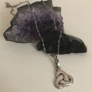 Vintage Sterling Trinity Necklace